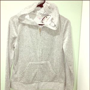 BNWT! Juicy Couture Grey Velvet Jacket